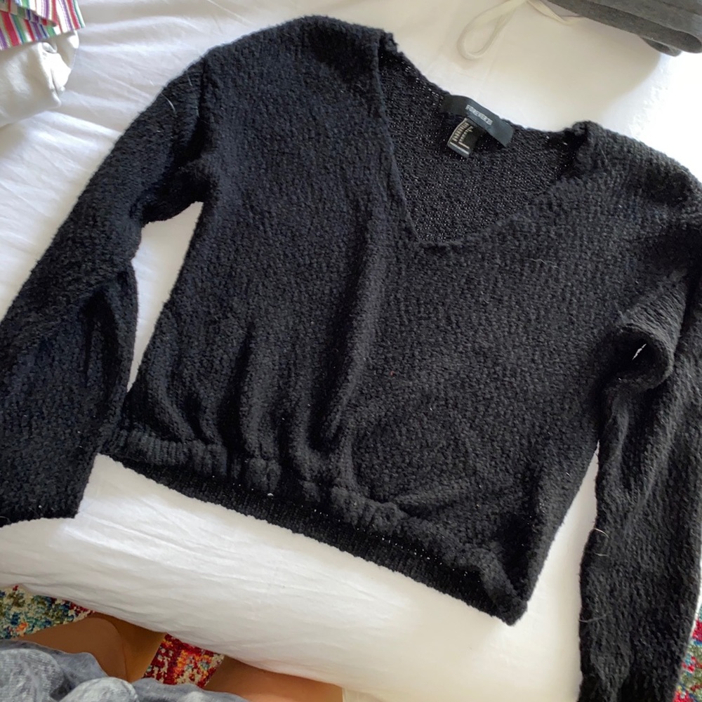 Cropped F21 Knit Sweater